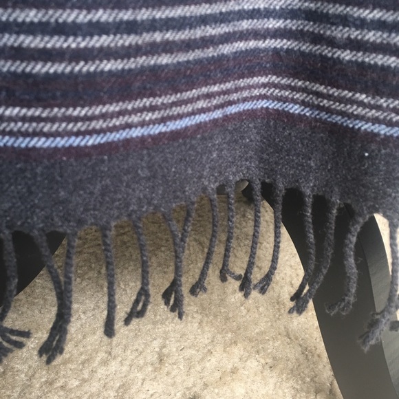 DANA BUCHMAN LONG WOOL GRAY MAXI SKIRT FRINGE - Picture 5 of 8